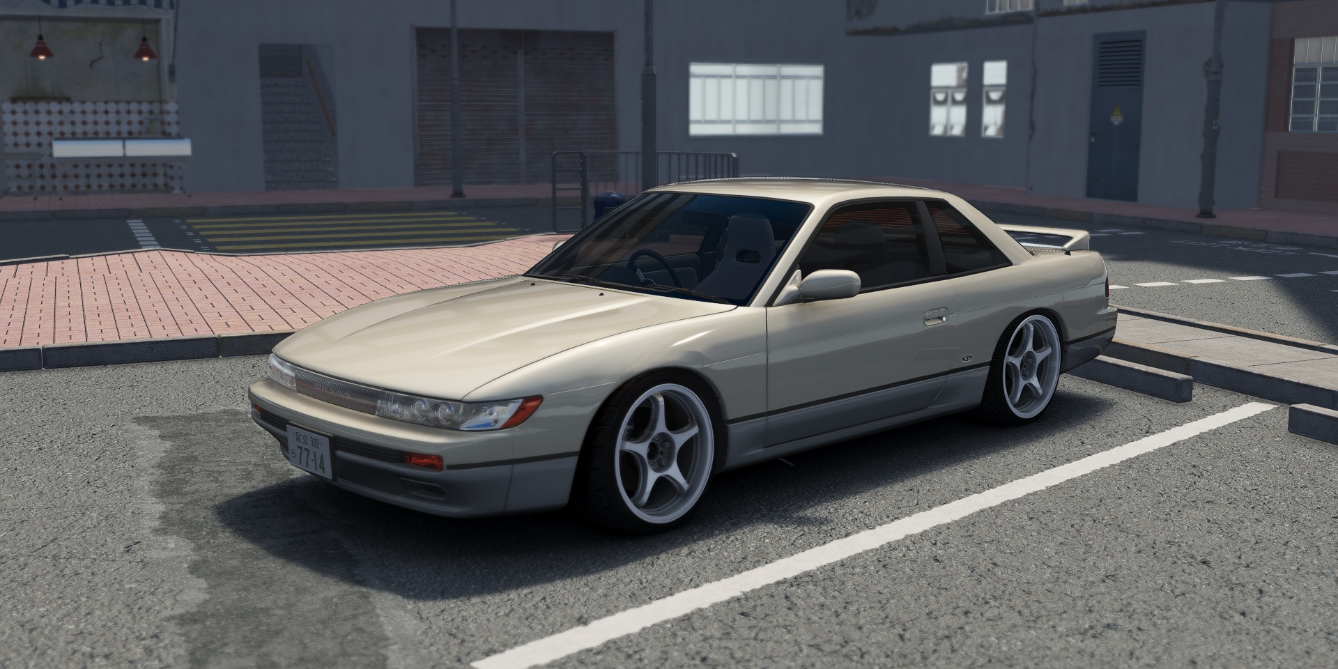 DWG Nissan Silvia PS13, skin Two_Tone_Cream