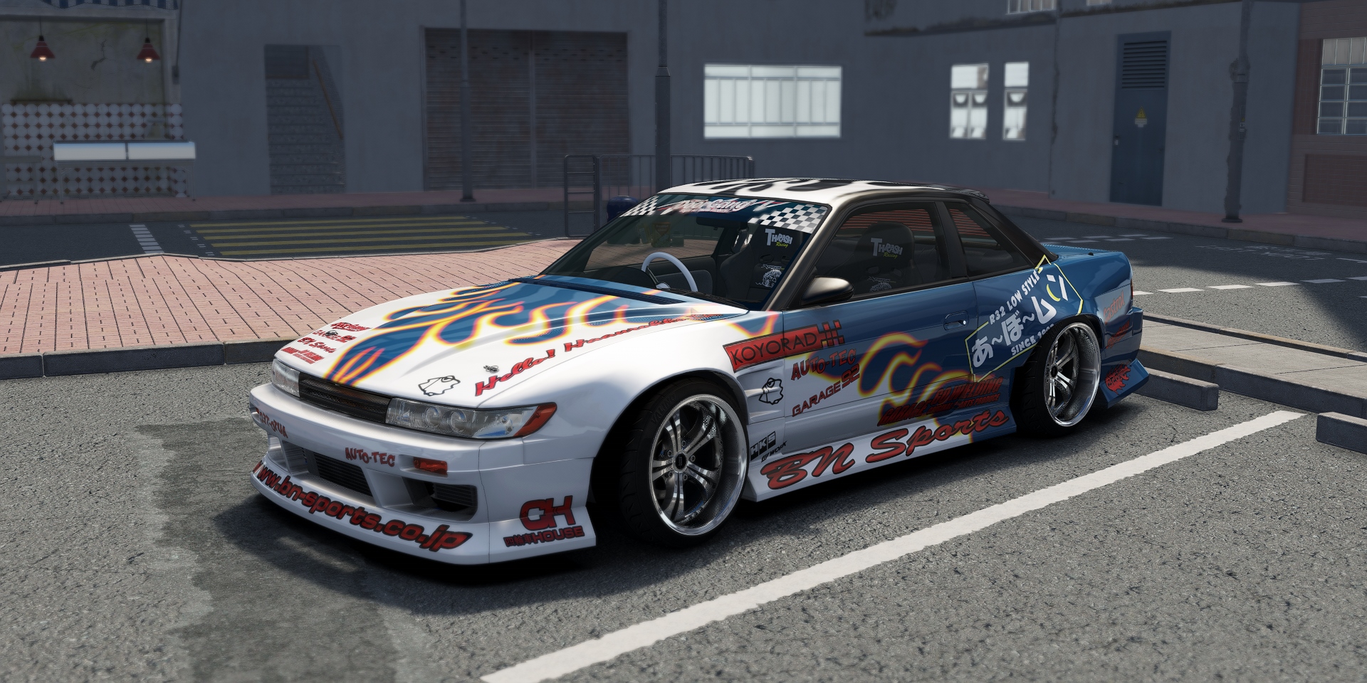 DWG Nissan Silvia PS13 BN Sports, skin ABOS13