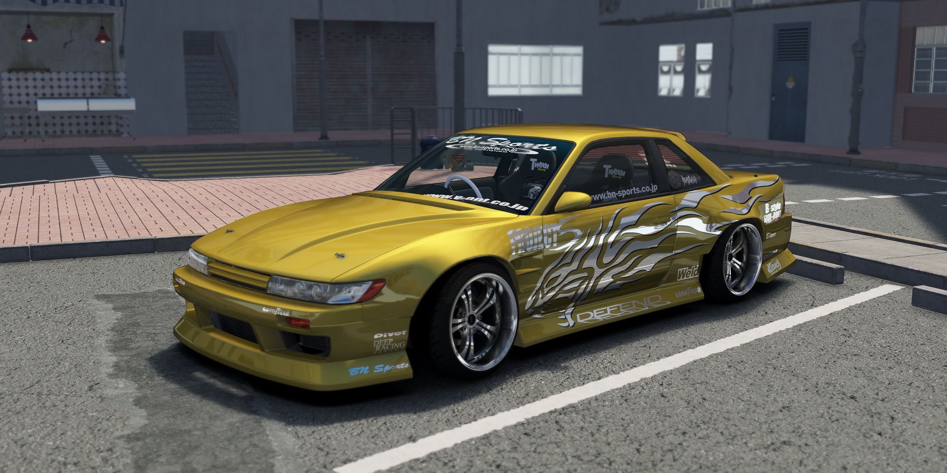 DWG Nissan Silvia PS13 BN Sports, skin BN Demo