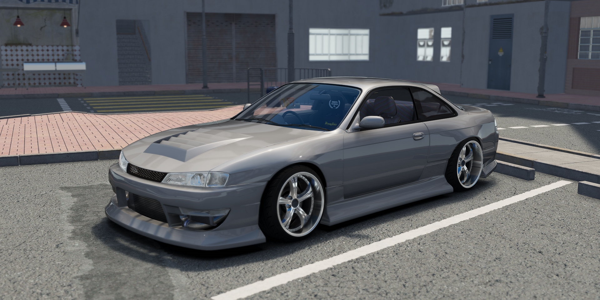 DWG Nissan Silvia S14 Kouki Doof, skin silver