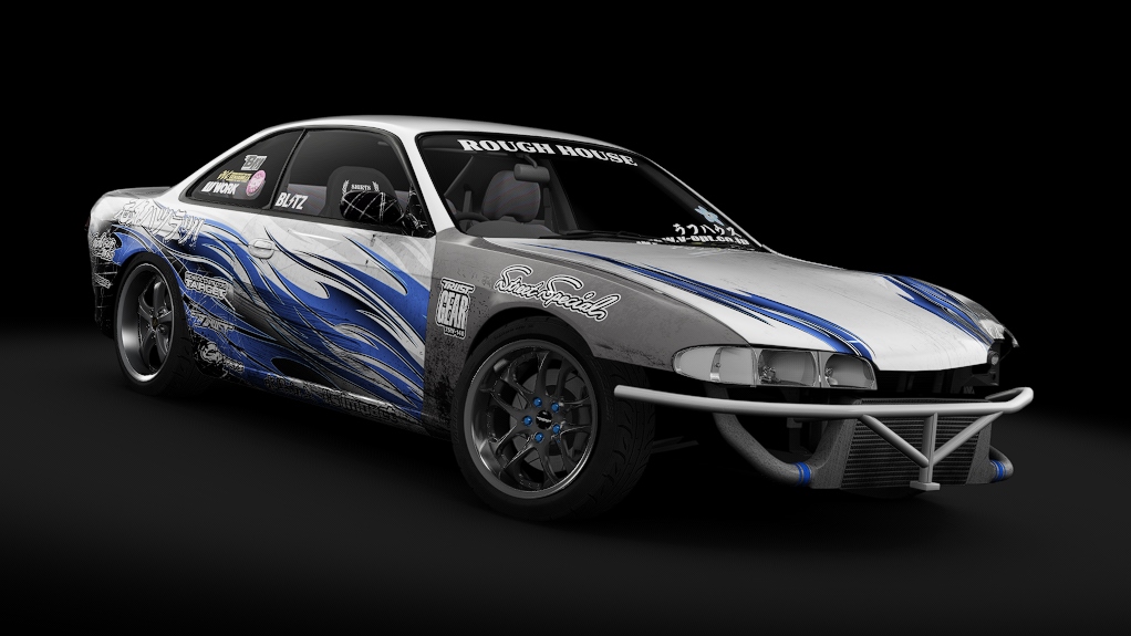 DWG Nissan Silvia S14 Zenki Missile, skin Rough House