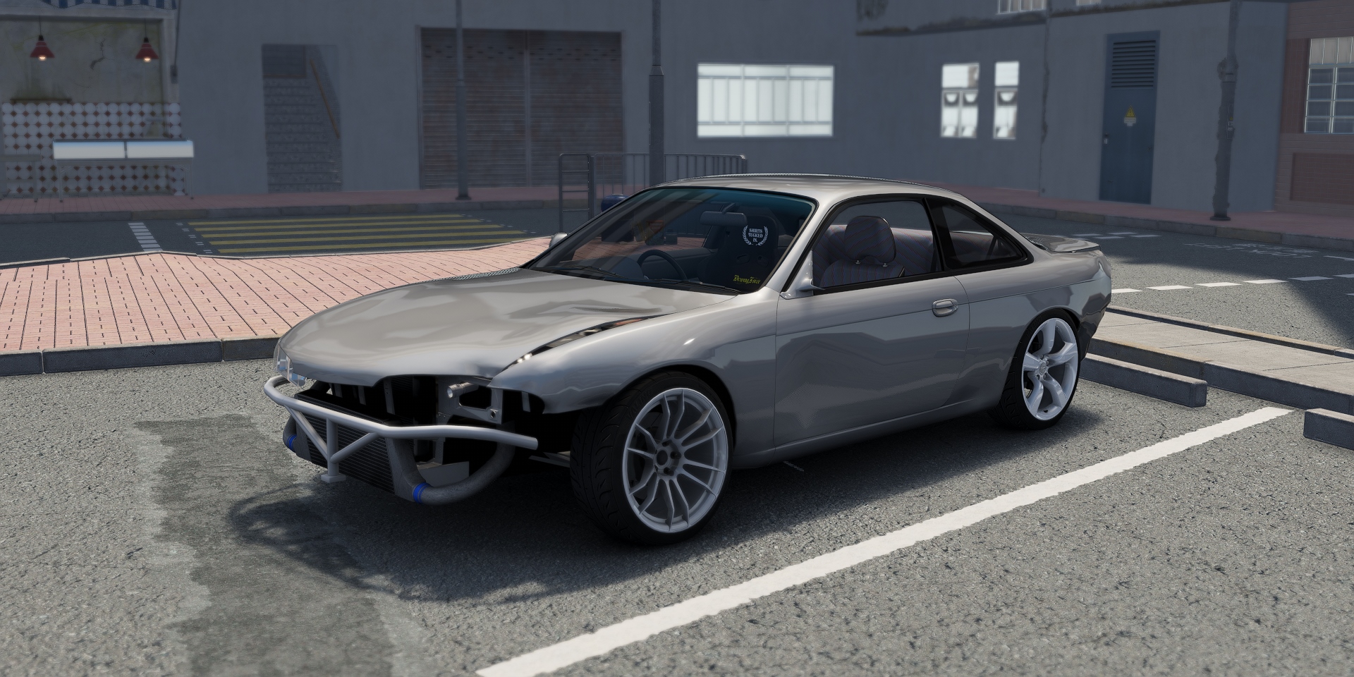 DWG Nissan Silvia S14 Zenki Missile, skin silver