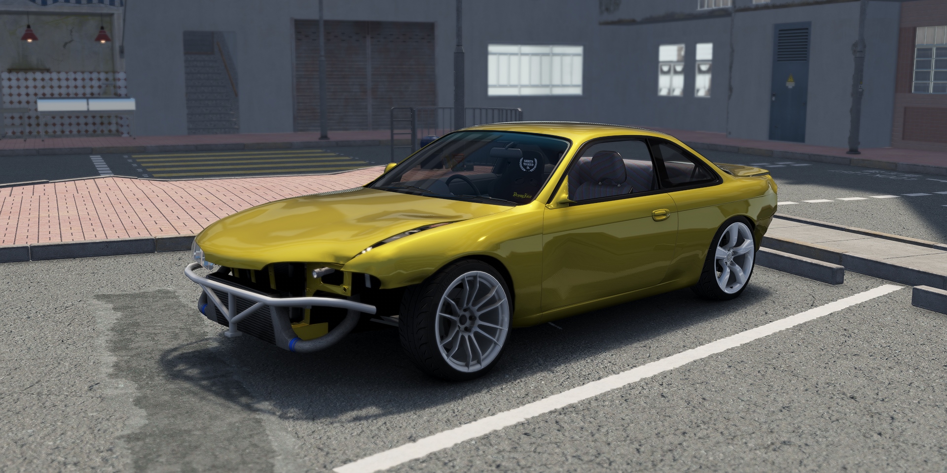 DWG Nissan Silvia S14 Zenki Missile, skin yellow