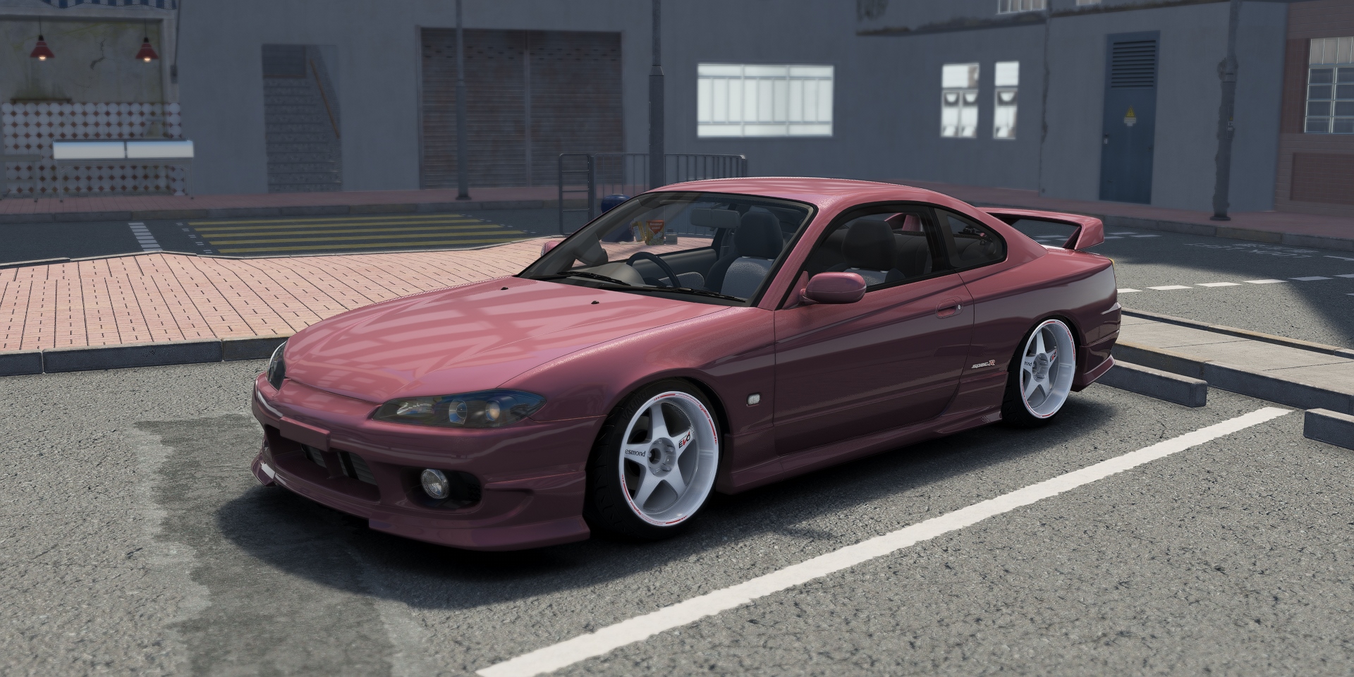 DWG Nissan Silvia S15 Spec-R V-Aero, skin Flame_Red