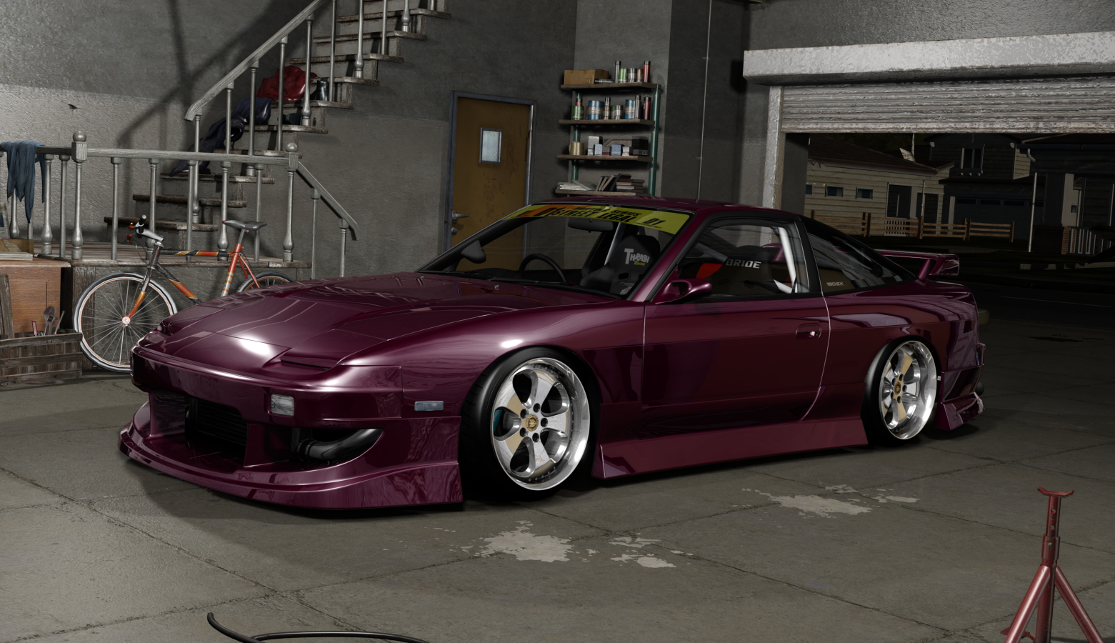 DWG Nissan 180sx, skin Interlagos Fire