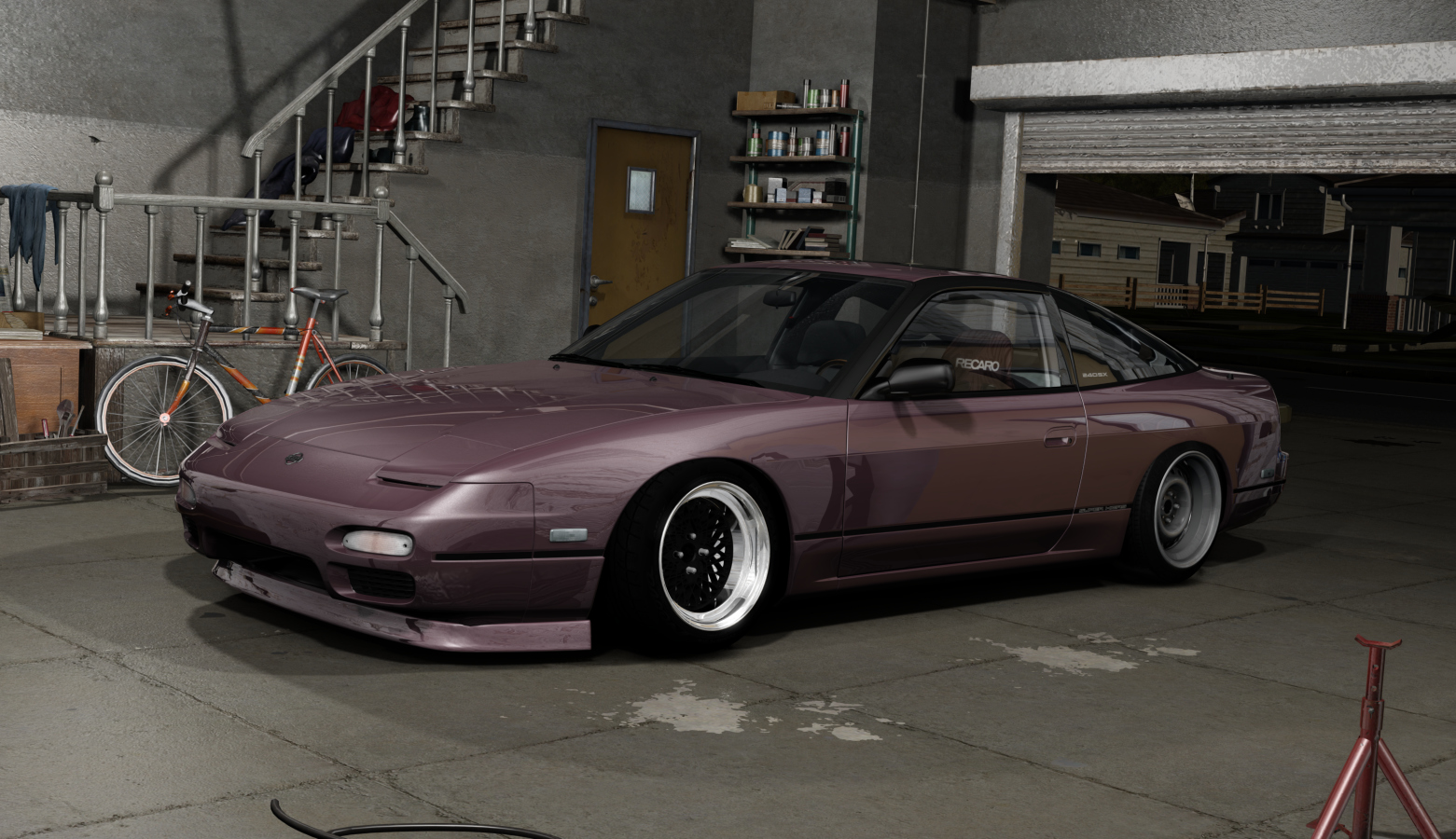 DWG Nissan 240sx KA, skin Lavender_Frost