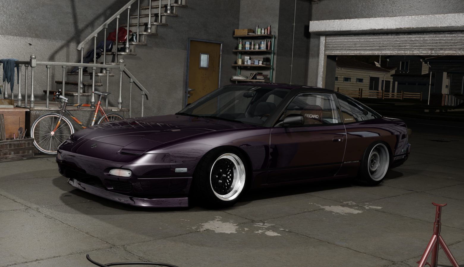 DWG Nissan 240sx KA, skin Midnight_Purple