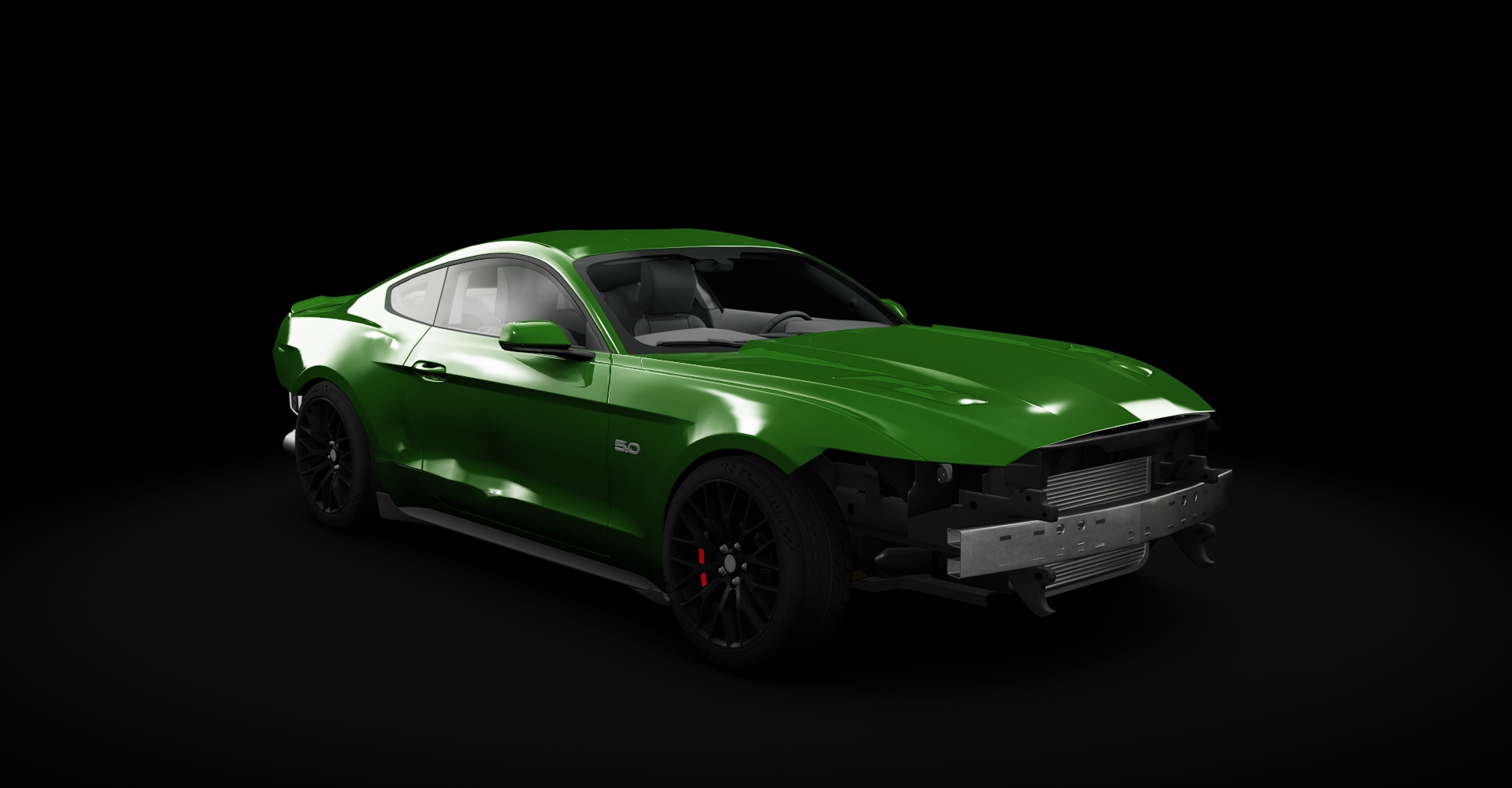 Ford Mustang Missile (WIP), skin Lime