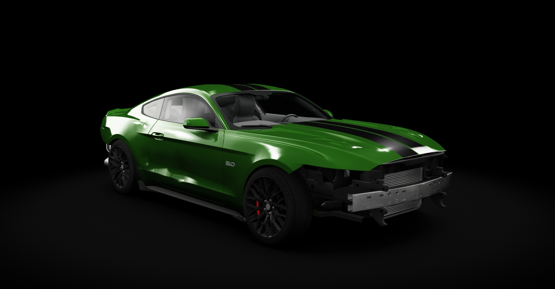 Ford Mustang Missile (WIP), skin Lime_silver