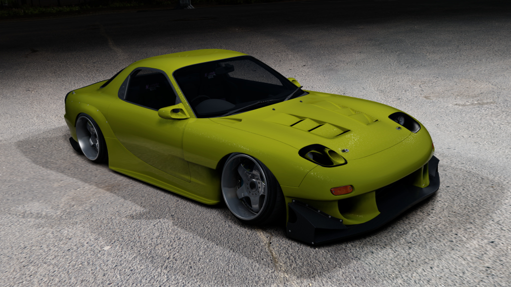 AutoSalonSecret - RX-7, skin yellow