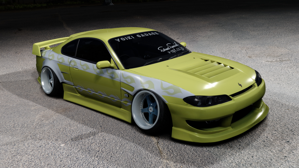 AutoSalonSecret - S15, skin Yellow Flame