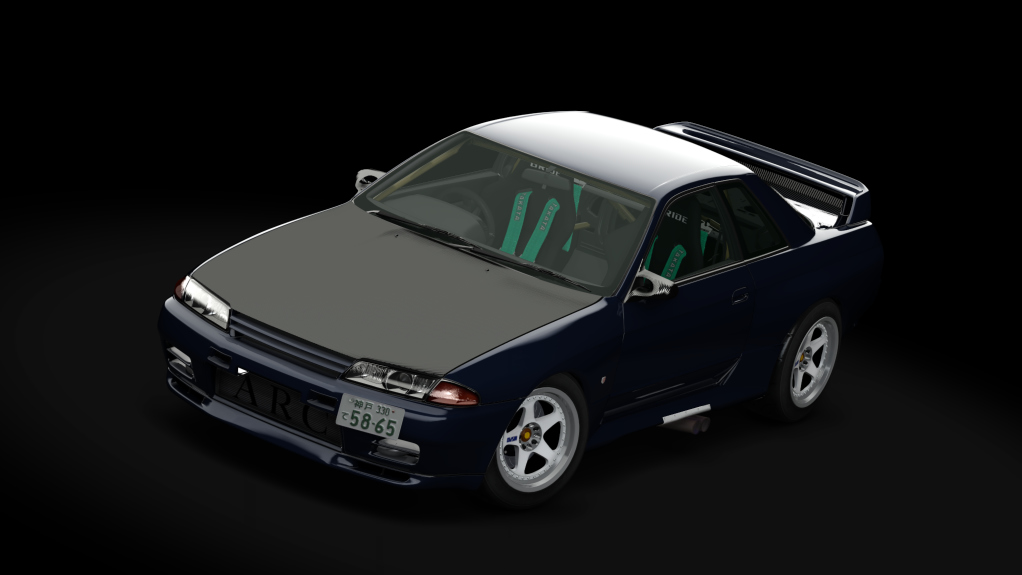 峠 Mamasao Works Nissan Skyline GT-R BNR32, skin Dark Blue Pearl