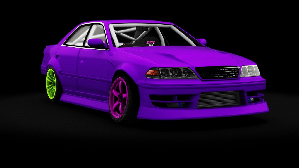 NNTS Team Reverse JZX Mark2 V1, skin Purple