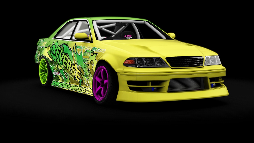 NNTS Team Reverse JZX Mark2 V1, skin naoki_team_reverse