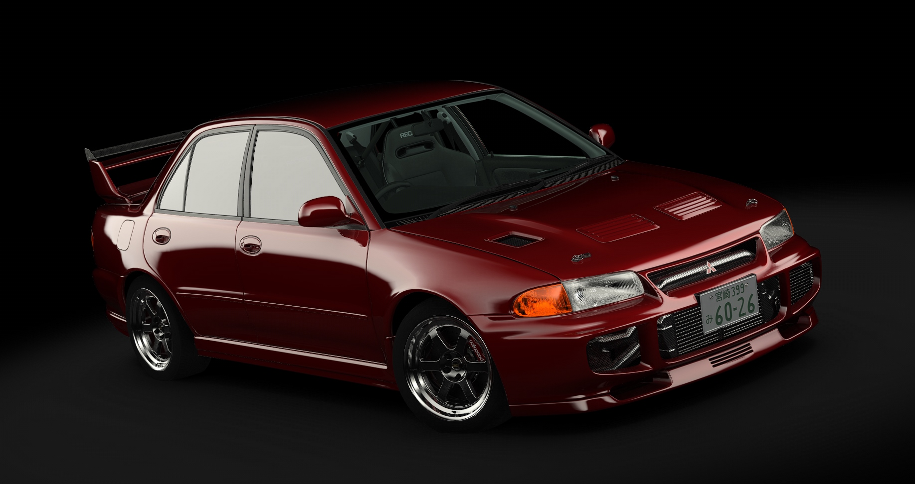 Mitsubishi Lancer Evolution III GSR (CE9A) Jeezus Spec, skin 03_seductive_red