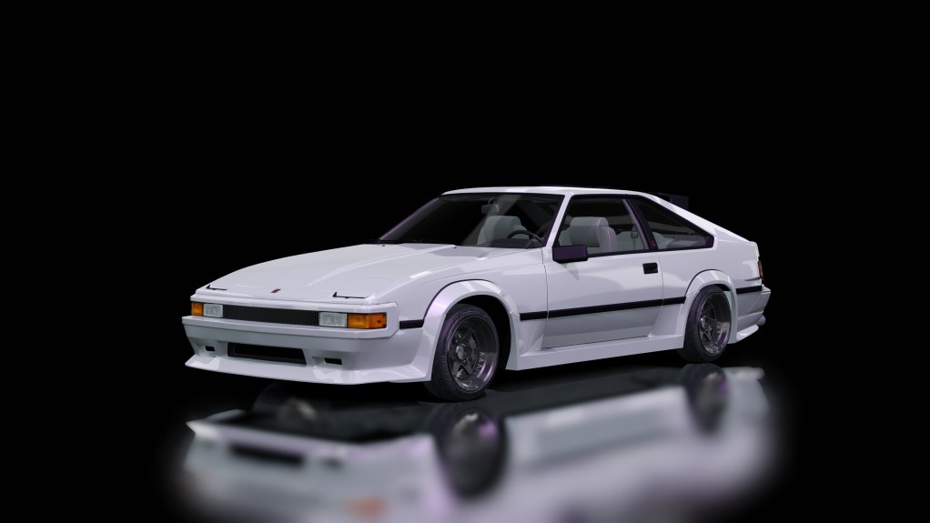 Toyota Celica Supra, skin white