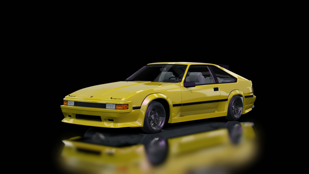 Toyota Celica Supra, skin yellow