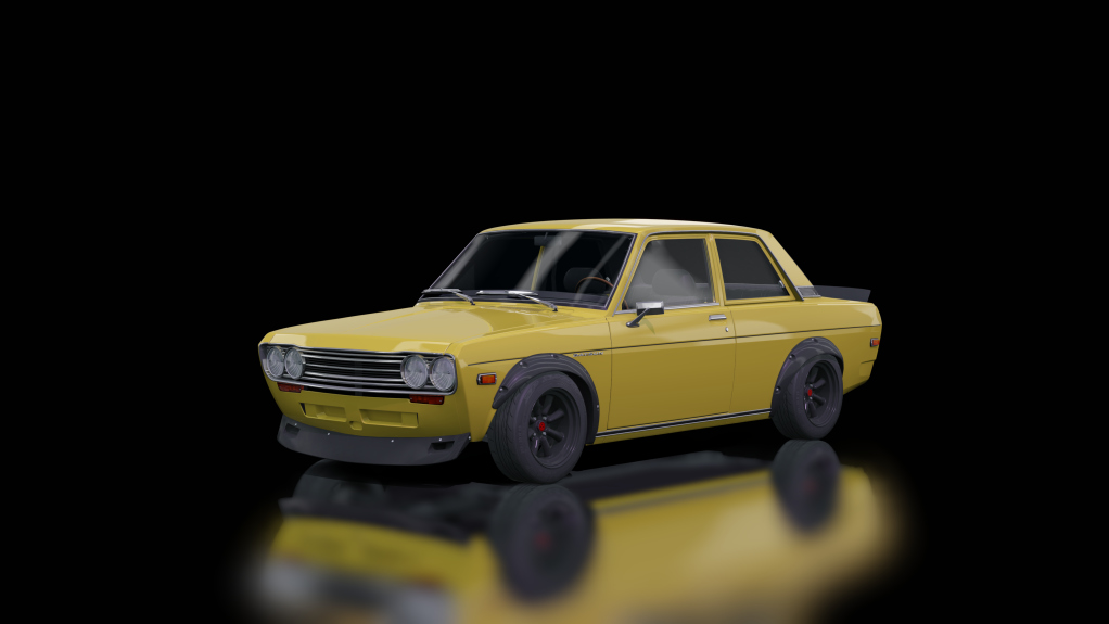 Datsun 510 Blue Bird, skin Yellow