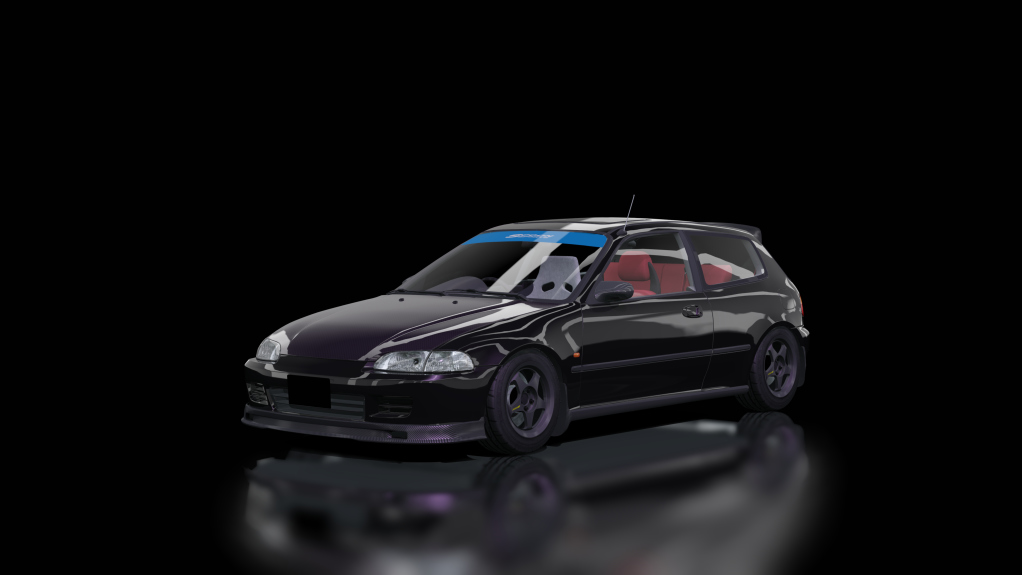 Honda Civic V SiR II, skin Granada Black Pearl