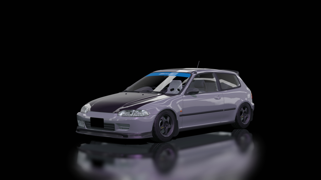 Honda Civic V SiR II, skin Phantom Gray Pearl