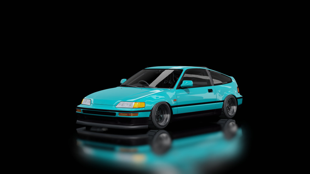 Honda CRX, skin tahitian_green