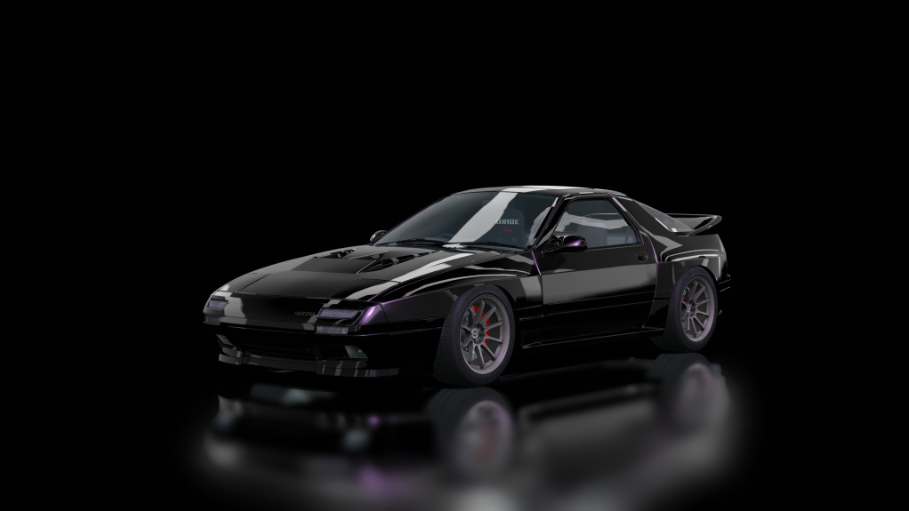 Mazda RX-7 (FC3S), skin Brilliant_Black