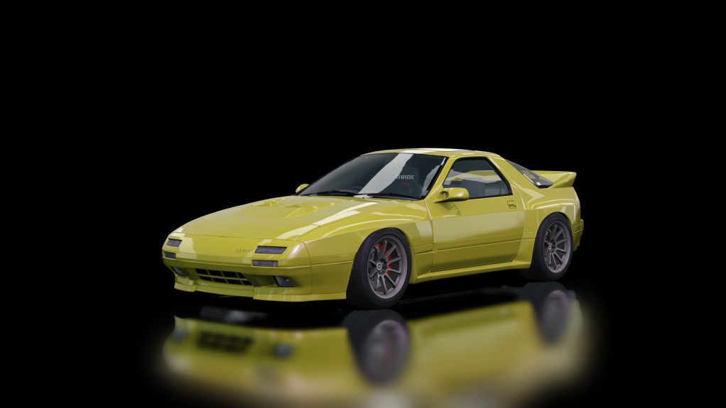 Mazda RX-7 (FC3S), skin yellow