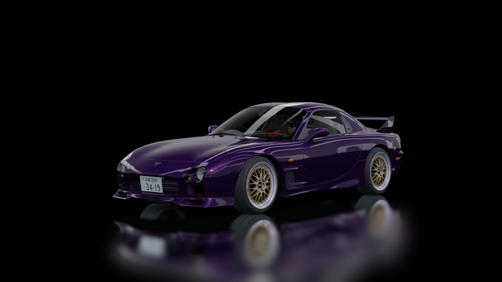 Mazda RX-7 (FD3S), skin 04_tw_dark_purple