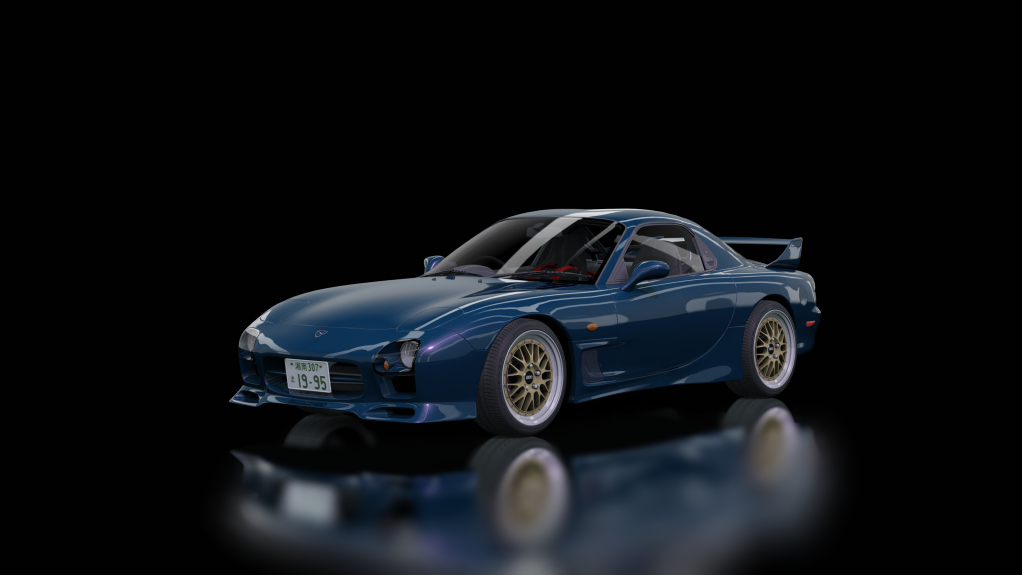 Mazda RX-7 (FD3S), skin 05_montego_blue_metallic