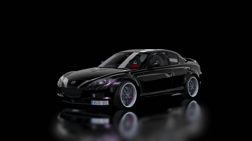 Mazda RX-8  Type-S, skin Negro_Africano