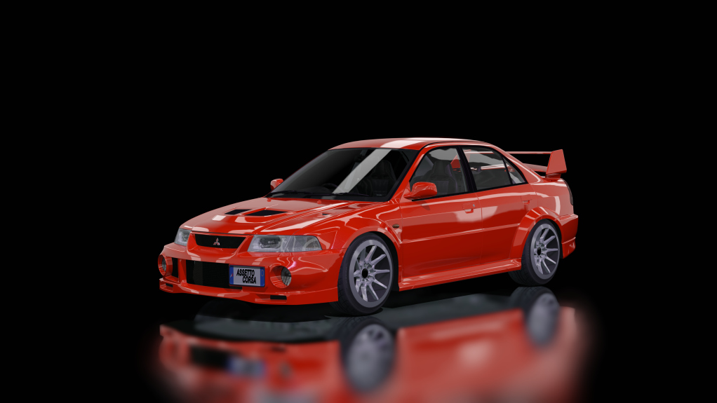 Mitsubishi Lancer EVO-VI GSR, skin Red