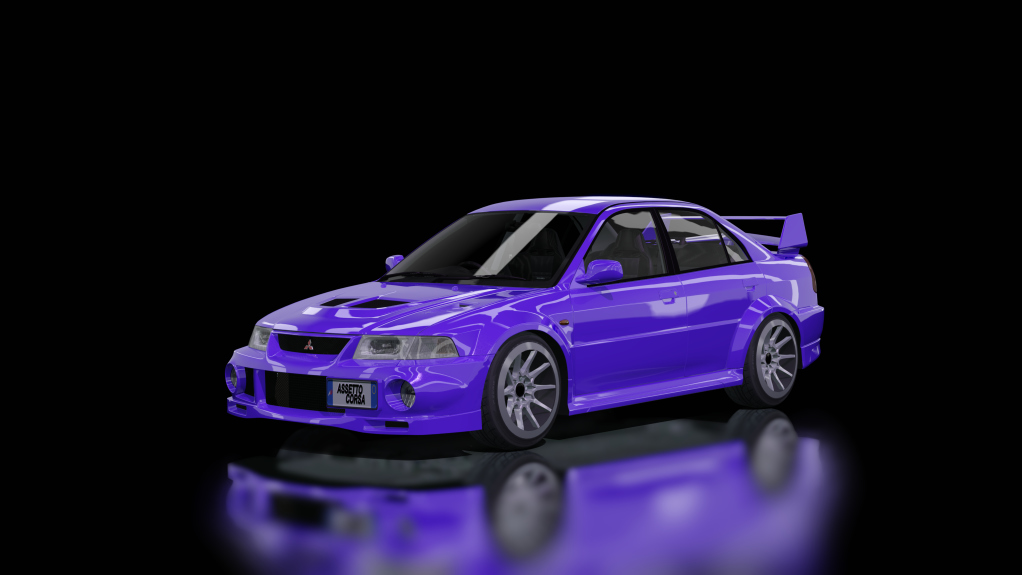 Mitsubishi Lancer EVO-VI GSR, skin SonicBlue