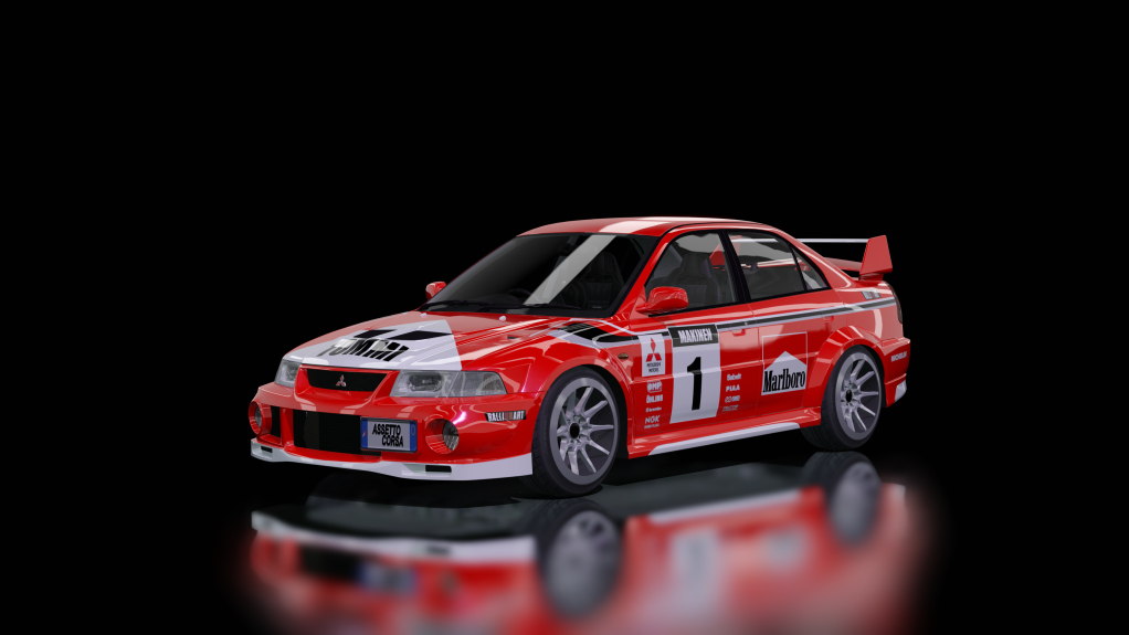 Mitsubishi Lancer EVO-VI GSR, skin TommiMakinenReplica