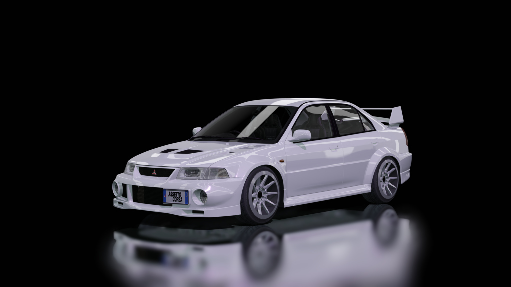 Mitsubishi Lancer EVO-VI GSR, skin White