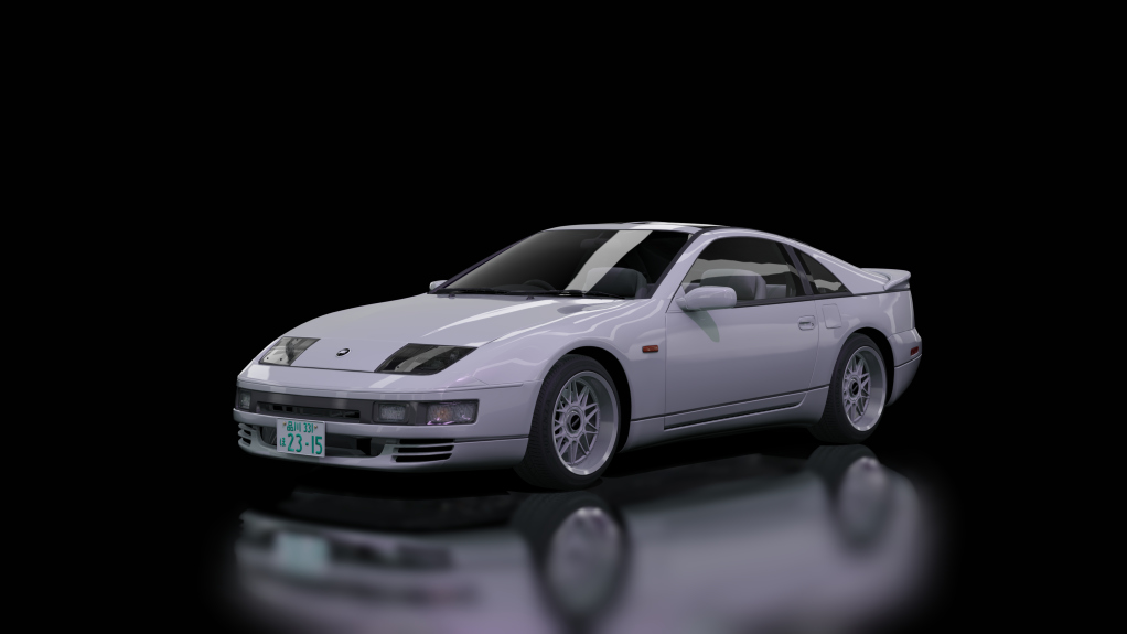 Nissan Fairlady Z 300ZX, skin platinum_metallic