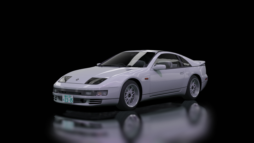 Nissan Fairlady Z 300ZX, skin silver_ice_metallic