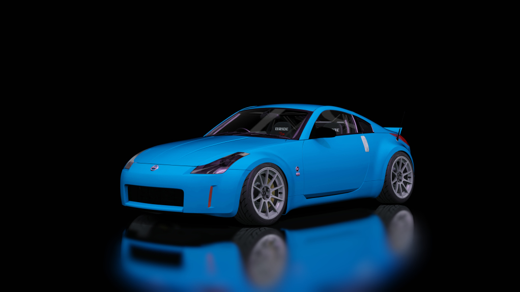 Nissan Fairlady 350 Z, skin blue