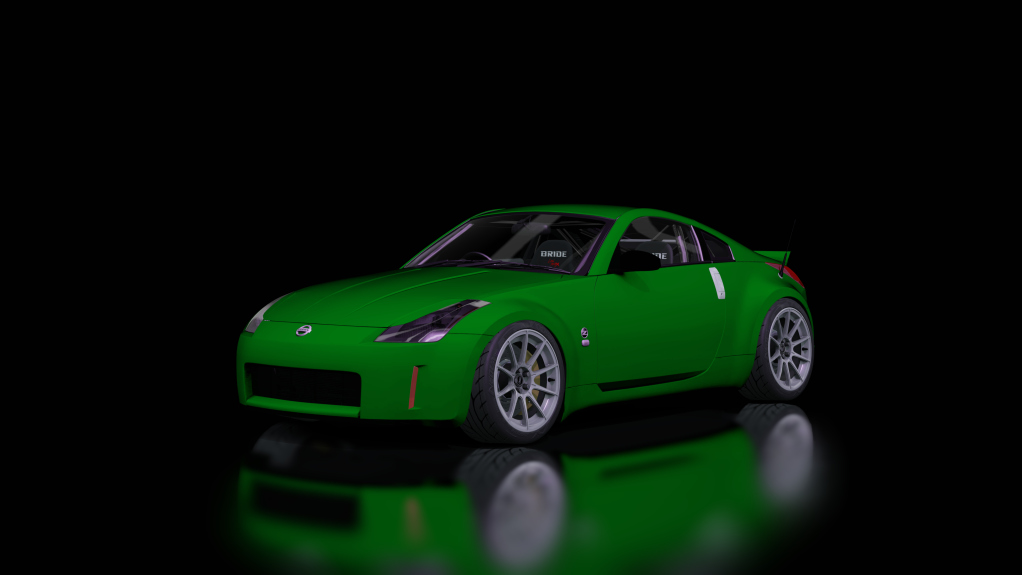 Nissan Fairlady 350 Z, skin darkgreen