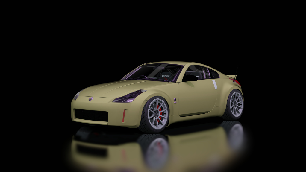 Nissan Fairlady 350 Z, skin gold