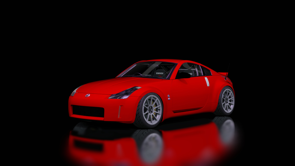 Nissan Fairlady 350 Z, skin red