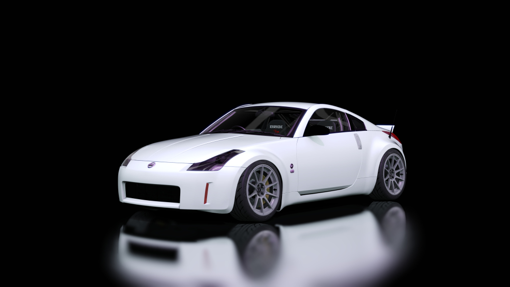 Nissan Fairlady 350 Z, skin white