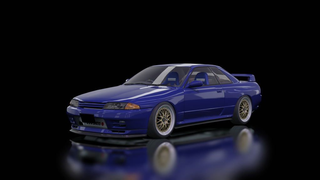 Nissan Skyline GTR R32, skin OSAKA BLUE