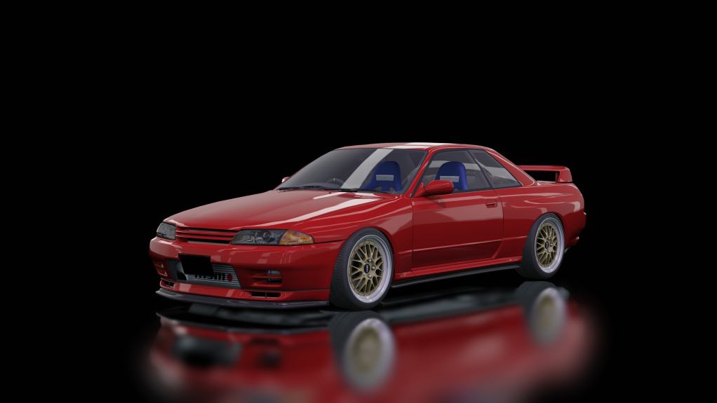 Nissan Skyline GTR R32, skin RED