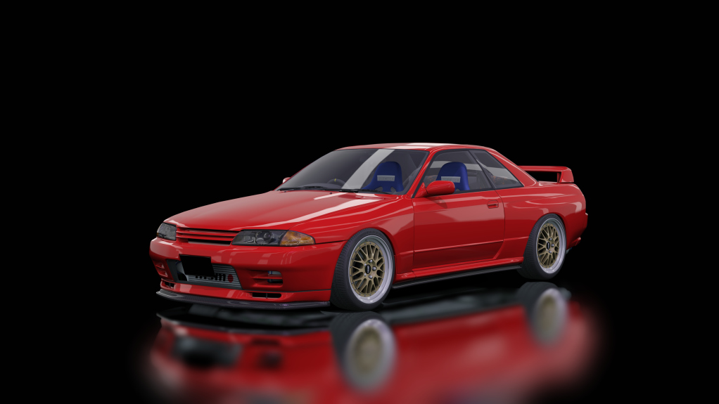 Nissan Skyline GTR R32, skin fire