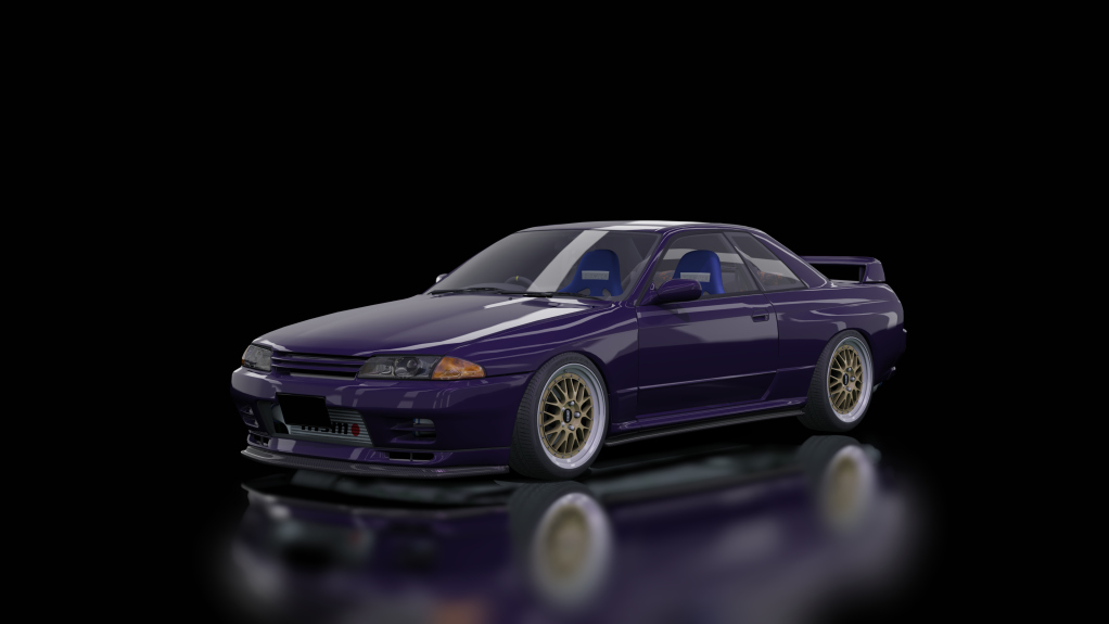 Nissan Skyline GTR R32, skin midnight