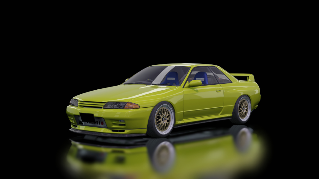 Nissan Skyline GTR R32, skin yellow