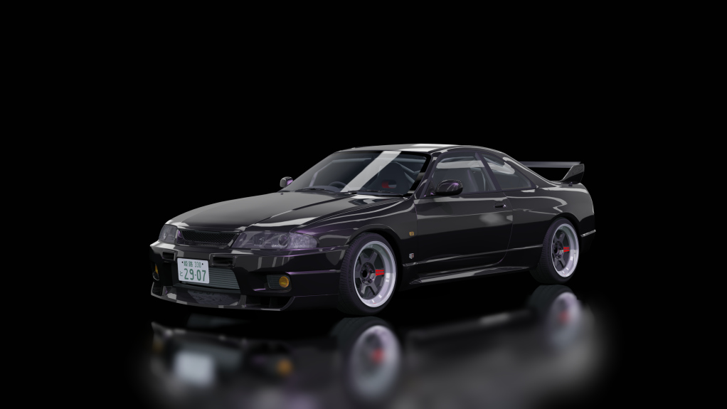 Nissan Skyline GTR R33, skin Black