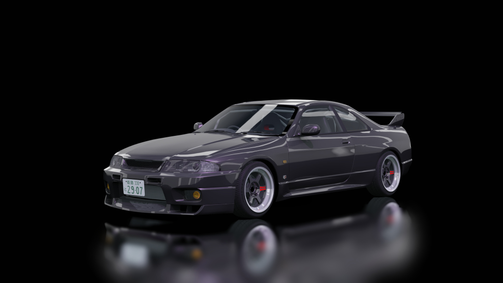 Nissan Skyline GTR R33, skin Black_Pearl