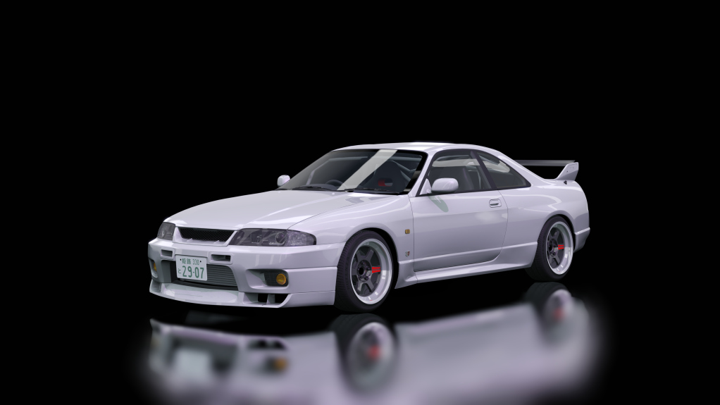 Nissan Skyline GTR R33, skin White