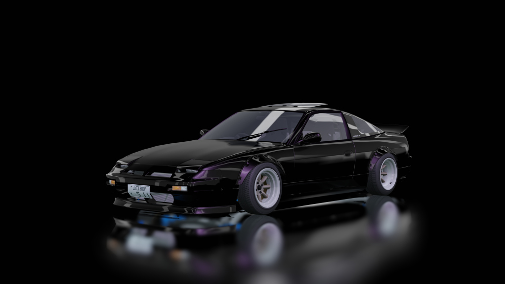 Nissan S13 180SX, skin Black